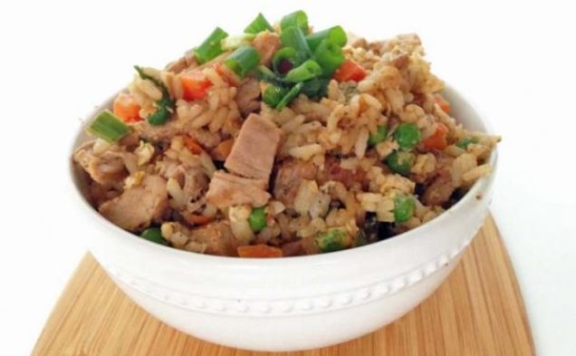 Healthier Pork Fried Ricehealthy recipe
