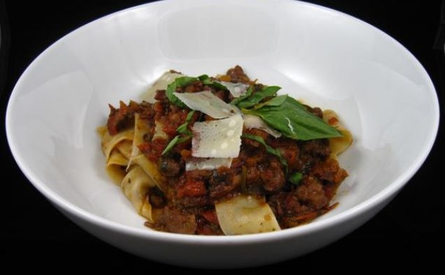 Homemade Tagliatelle With Wild Boar Raguhealthy recipe