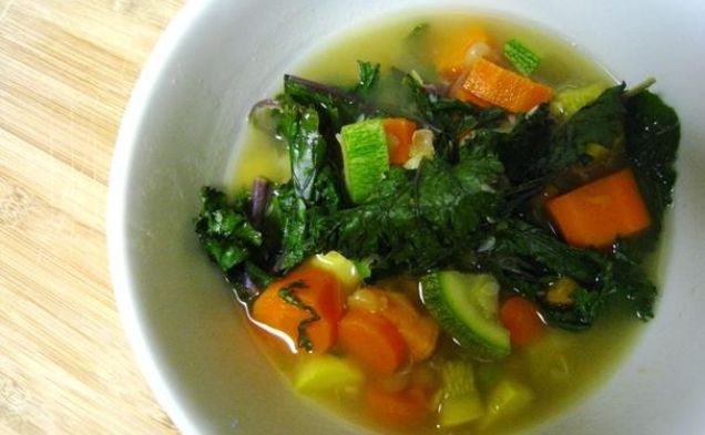 Lemon Vegetable Souphealthy recipe