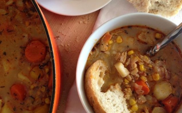 Light Clam Chowderhealthy recipe