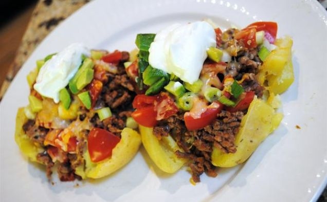 Mexican Stuffed Potatoeshealthy recipe