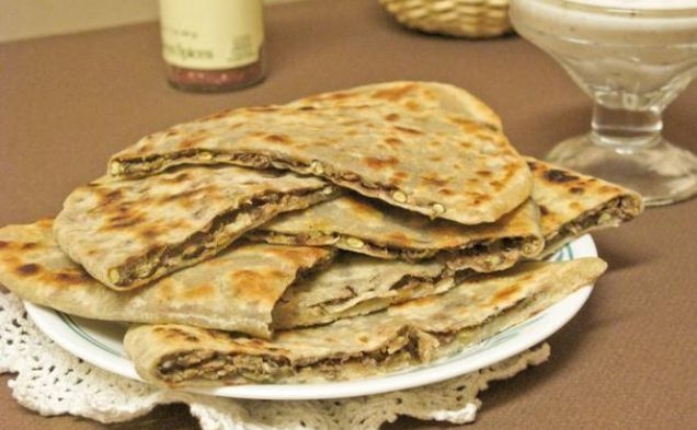 Middle Eastern Stuffed Lentil Zatar Breadhealthy recipe