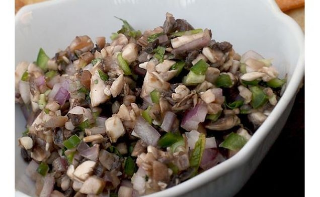 Mushroom, Jalapeño, and Cilantro Salsahealthy recipe