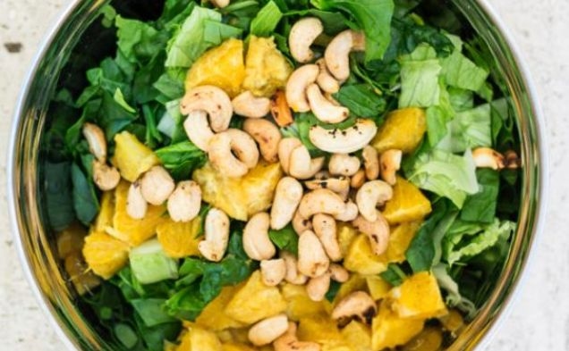 Orange Cashew Saladhealthy recipe