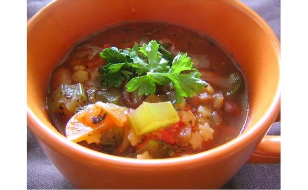 Pasta Vegetable Souphealthy recipe