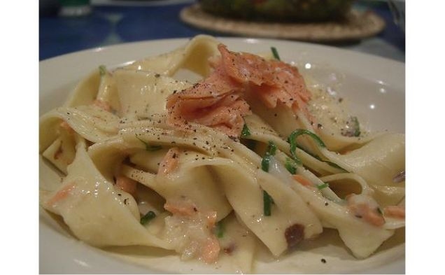 Pasta With Salmon Cream Saucehealthy recipe