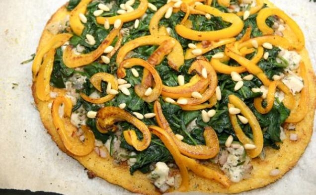 Polenta Pie With Italian Toppingshealthy recipe