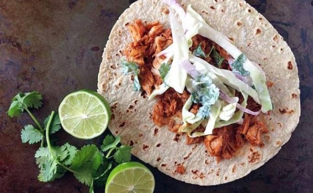 Pork Carnitas with Chipotle BBQ Sauce and Slawhealthy recipe