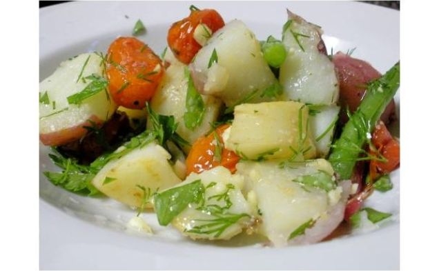 Potato and Green Bean Side Saladhealthy recipe
