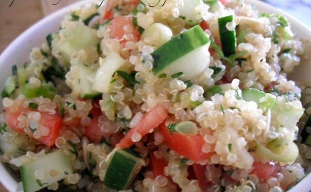 Quinoa Tabbouleh Saladhealthy recipe