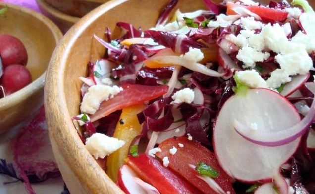 Roasted Beet and Radicchio Saladhealthy recipe