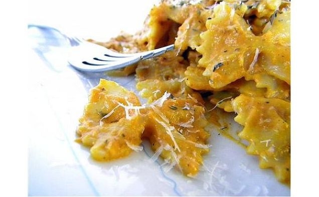 Roasted Carrot Cream Pastahealthy recipe