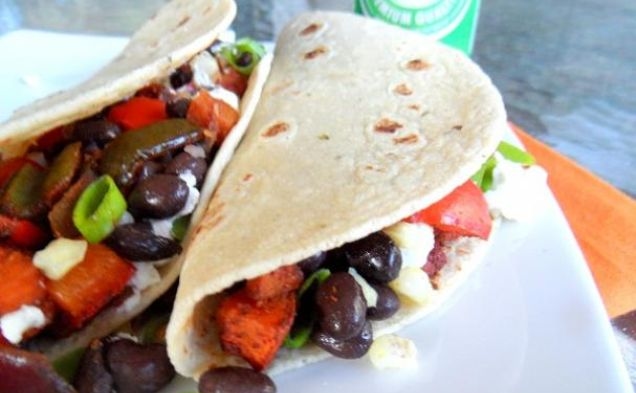 Roasted Vegetable Tacoshealthy recipe