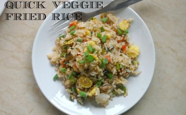Skinny Veggie Fried Ricehealthy recipe
