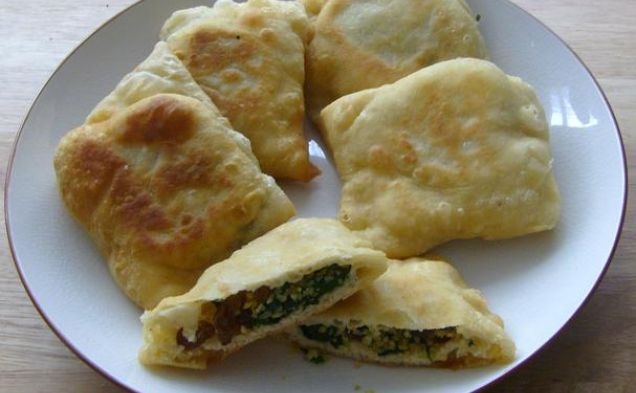 Spinach, Sultana and Bulgur Wheat Borek'shealthy recipe