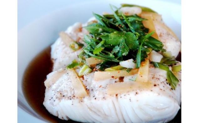 Steamed Halibuthealthy recipe