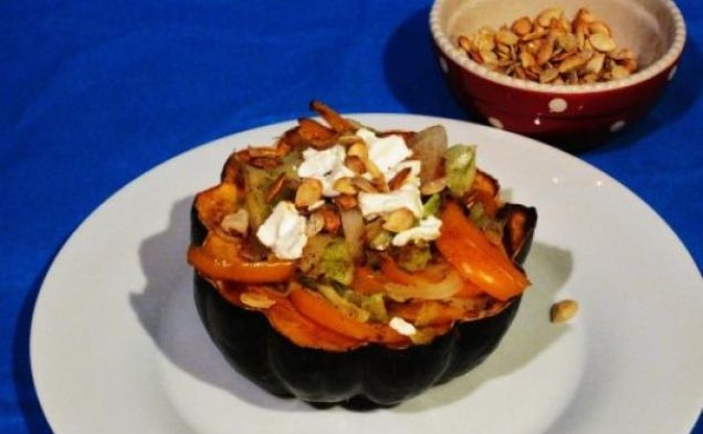 Stuffed Acorn Squashhealthy recipe