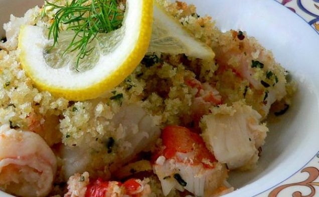 Summertime Seafood Piehealthy recipe