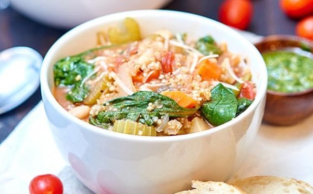 The Best Quinoa Minestronehealthy recipe