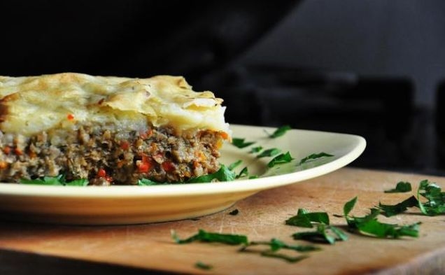 Vegetarian Mushroom Shepherd's Piehealthy recipe