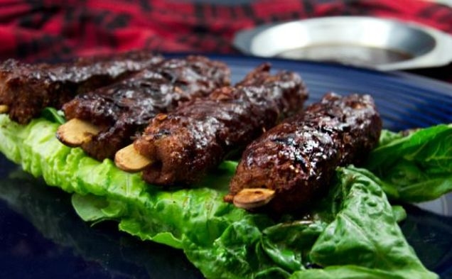 Vegetarian Smoked Seitan BBQ Ribshealthy recipe