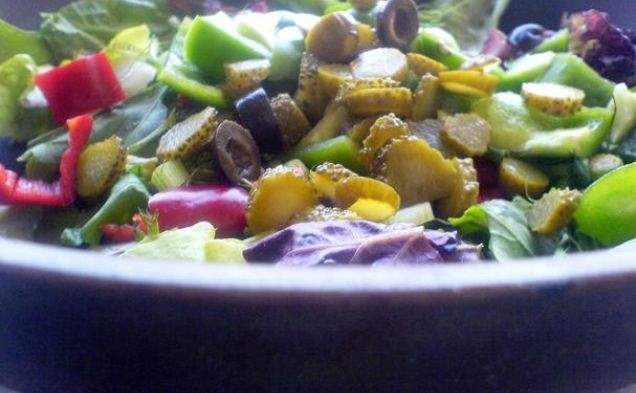 fennel, Peppers, Lettuce Saladhealthy recipe