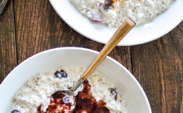 PB and J Overnight Oatmealhealthy recipe