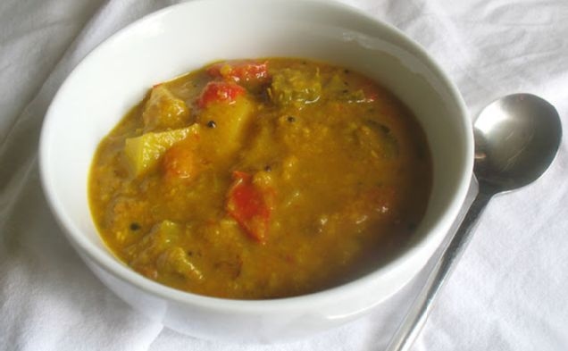 Vegetable Coconut Sambarhealthy recipe