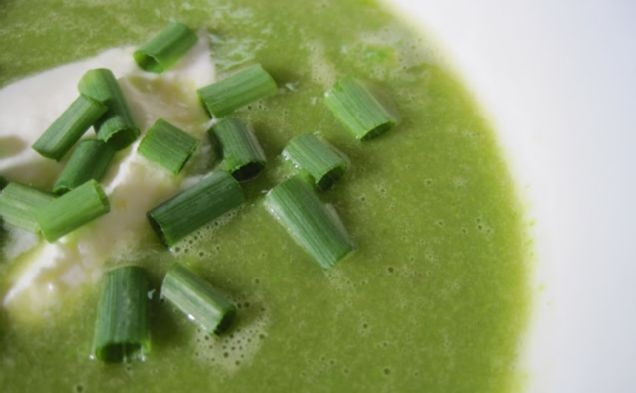 Asparagus and Pea Soup: Real Convenience Foodhealthy recipe