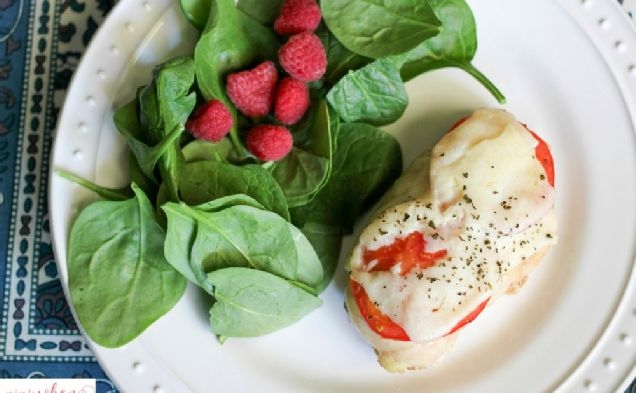 Basil Infused Balsamic Oven Baked Chickenhealthy recipe