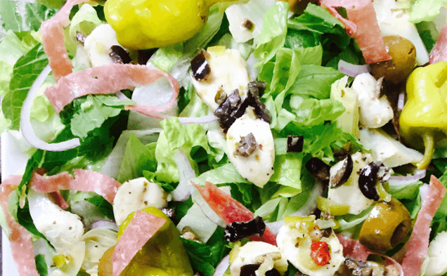 Antipasto Salad with Peperoncini Olive Tapenadehealthy recipe